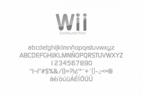 Nintendo Wii Font