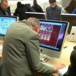 Elderly Man Browsing Internet